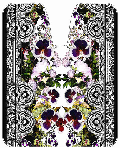 Print #1426 Pansy Paisley